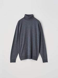 Вязаный пуловер с высоким воротником и длинными рукавами | LEVINE | 30G, современный крой