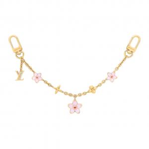 LOUIS VUITTON Сумка через плечо Takashi Murakami с цветущей сакурой и цепочкой, Gold
