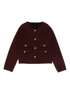 Укороченная куртка с карманами Maje, красный