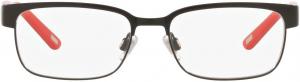 POLO RALPH LAUREN unisex-adult Pp8036 прямоугольные оправы для очков, Matte Black With Shiny Black On Red/Demo Lens