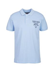 Футболка поло 19v69 Italia, светло-синий