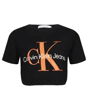 Укороченная футболка Calvin Klein, черный