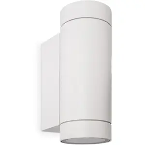 Настенный светильник LUDOWA GU10 Up & Down для помещений и улицы, садовый светильник GU10 из алюминия, IP54 Paco Home, белый