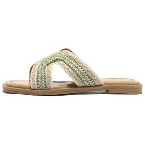 Senda Тихие тапочки-шлепанцы женские зеленые, цвет Green