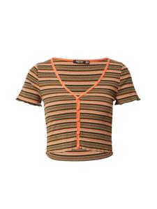 Топ Nasty Gal Knitted Top, оранжевый