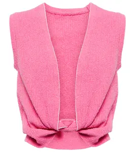 Жилет-свитер Le Haut Noué Jacquemus, розовый