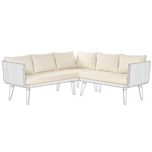 Наволочка Beliani ALCAMO, бежевый - текстиль - 200 x 10 x 67 см