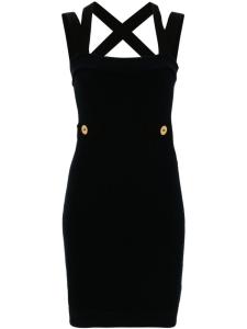 Patou платье мини с ремешками, синий