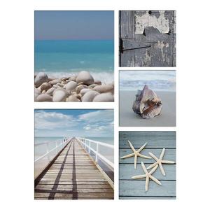 Картина на холсте Art for the Home Set Strand 5-teilig, разноцветный