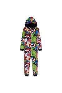 Комбинезон с капюшоном и принтом «Мстители» по всей поверхности Marvel, мультиколор
