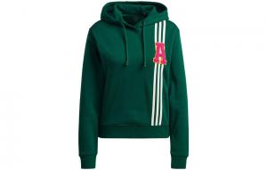 Свитшот женский темно-зеленый Adidas