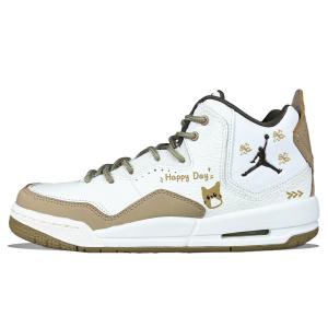 Баскетбольные кроссовки Courtside 23 Mid Top для детей и подростков Jordan, коричневый