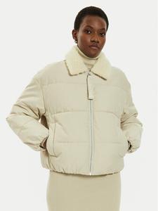 Пуховик свободного кроя Calvin Klein Jeans, бежевый