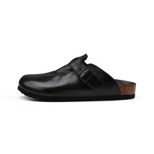 HANQIAORIJI Сандалии Black Blood Series с закрытым носком, износостойкие, черные, мужские