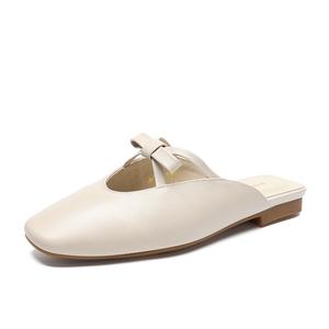 Тихие женские сандалии с закрытым носком ZHR, Beige