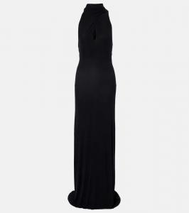 Платье-комбинация с вырезом на шее Aya Muse, Midnight