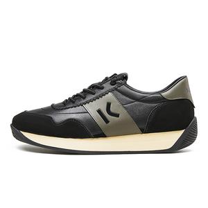 Низкие повседневные туфли мужские KANGNAI, Black/Green