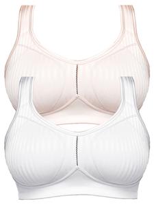 Бюстгальтер без косточек SUSA 2er Pack Entlastungs BH Cremona, цвет NUDE Weiss