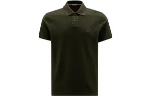 Футболка поло мужская зеленая Moncler