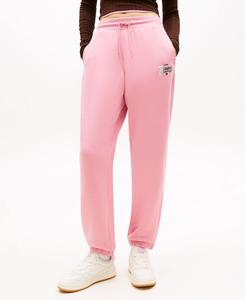 Женские спортивные брюки свободного кроя на резинке Tommy Jeans, Mystic Pink