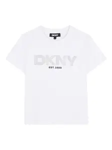 Футболка с логотипом Dkny Kids, белый