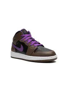 Кроссовки Air Jordan 1 Mid GS Palomino Jordan Kids, коричневый