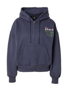Толстовка с капюшоном на молнии VANS Ladywall Retro, темно-синий