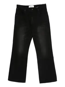 Джинсы с эффектом потертости Tonywack, черный