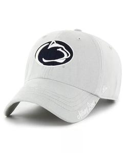 Женская серая шапка Penn State Nittany Lions Miata Clean Up Adjustable '47 Brand