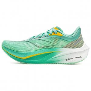 Кроссовки Feidian 4 Challenger для бега мужские с низким верхом флуоресцентные ледяные синие/тартразиновые Lining