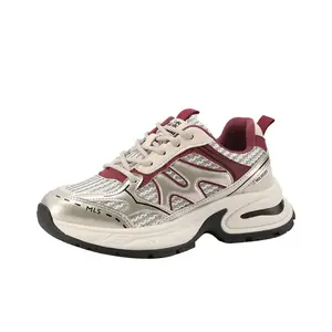 Женские кроссовки Mulinsen на низкой платформе, красные