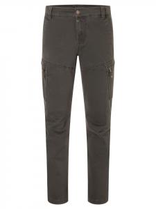 Брюки карго с боковыми карманами и застежкой на пуговицы серого цвета Timezone