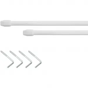 Карниз Vitrage Ø 11 мм, однорядный, фиксированная длина Lichtblick Original, белый