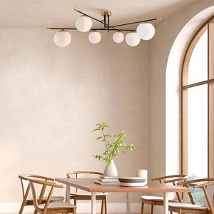 Потолочный светильник Maytoni Decorative Lighting Nostalgia, матовое стекло / смешанный металл - 6 ламп