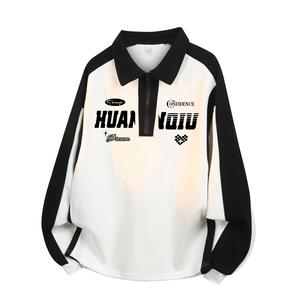 Свитшот Unisex Lapel Moderate Regular HUANQIU, белый