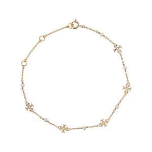 Браслет Kira Double T с узором TORY BURCH, золото