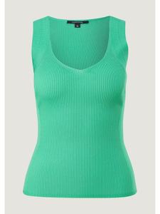 Comma Вязаный жилет цвета 7588_зеленый