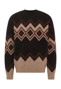 Свитер "bloomfiel" с ребристым краем Mustang, черный