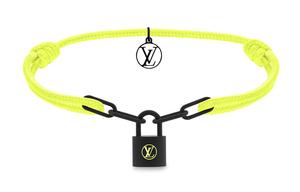 LOUIS VUITTON Серебряный браслет Virgil Abloh Silver Lockit