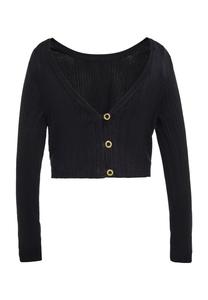 Вязаный кардиган NAEMI Knit Cardigan, черный