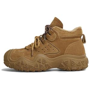 Женские короткие ботинки для активного отдыха Desert Shoes Tata, желтый коричневый (fleece-lined)