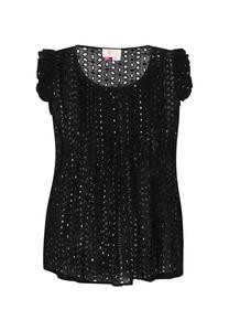 Топ IZIA Boho, черный