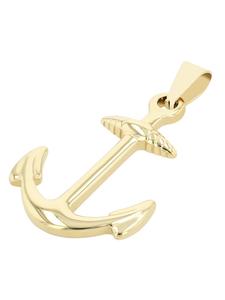 Adeliás Универсальный кулон из нержавеющей стали в золотом исполнении