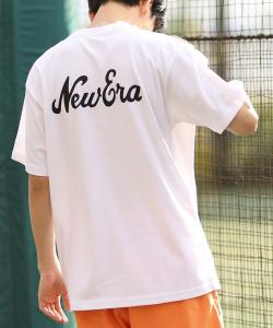 Футболка с коротким рукавом, влагоотводящая, быстросохнущая NEW ERA, белый