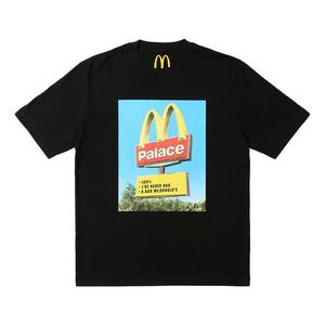 Футболка x mcdonald's sign t-shirt 'black' Palace, черный