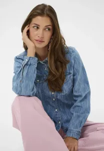 Джинсовая блузка на пуговицах crmay Cream, Dundas Jacquard Denim