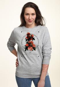 Толстовка MATT KEELING OSAKA TRACK Henry Tiger, цвет Heather Grey