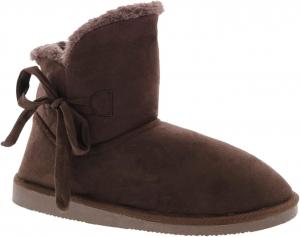 Женские короткие зимние ботинки Bellini Ace из микрозамши с бантом, Brown Microsuede
