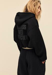 Толстовка Stradivarius PRINTED HOODED, Black