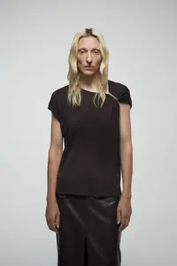 Топ, плечо Sfera, темно-коричневый